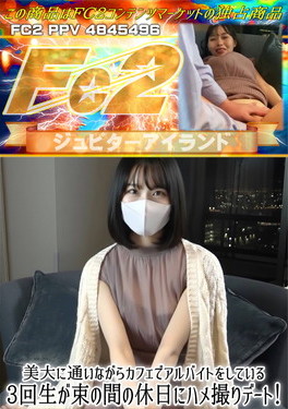 美大に通いながらカフェでアルバイトをしている3回生が束の間の休日にハメ撮りデート！